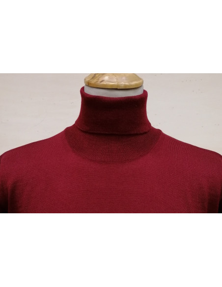 Maglione Uomo Lana Merino Collo Alto Maglia Manica Lunga Casual Maglione Uomo Lana Merino Collo Alto Maglia Manica Lunga Casual