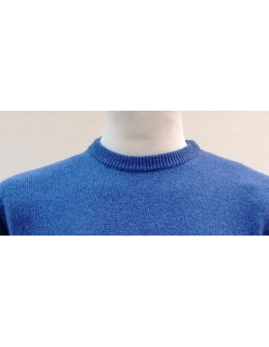 Maglione Uomo Girocollo In Lana Shetland
