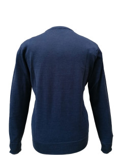 Maglione Uomo Lana Merino Girocollo Maglia Manica Lunga Sottile Casual 2