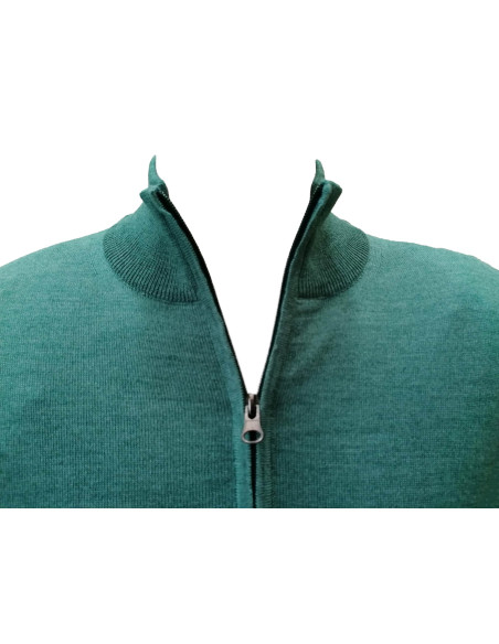 Maglione Uomo Lana Merino 1/2 Zip Mezzo Collo Maglia Sottile Casual Maglione Uomo Lana Merino 1/2 Zip Mezzo Collo Maglia Sottile Casual