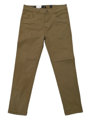 Pantalone 5 tasche in caldo cotone stretch regular fit