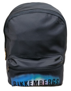 Zaino BIKKEMBERGS in Nylon chiusura con zip e tasca esterna