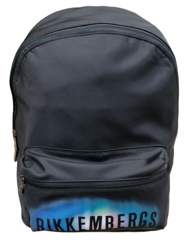 Zaino BIKKEMBERGS in Nylon chiusura con zip e tasca esterna